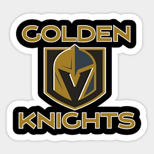 A Golden Vegas Sports Shirt Knight Emblem Tshirt Sticker